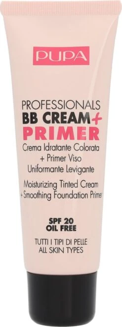 Pupa Milano Professionals BB Cream + Primer - 002 Sand -Cosmetica Winkel 449x1200 3