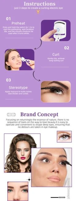 BeautyTech Elektrische Wimperkruller/Wimperkrultang - Roze - Oplaadbaar - Beauty - Verzorging - Make Up -Cosmetica Winkel 458x1200 3