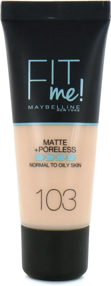 Maybelline Fit Me Matte & Poreless Foundation - 103 Pure Ivo - 30 Ml 3 Maybelline Fit Me Matte & Poreless Foundation - 103 Pure Ivo - 30 Ml
