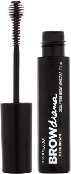 Maybelline Brow Drama Sculpting Wenkbrauw Mascara - Dark Brown 24 Maybelline Brow Drama Sculpting Wenkbrauw Mascara - Dark Brown -Cosmetica Winkel 490x1200
