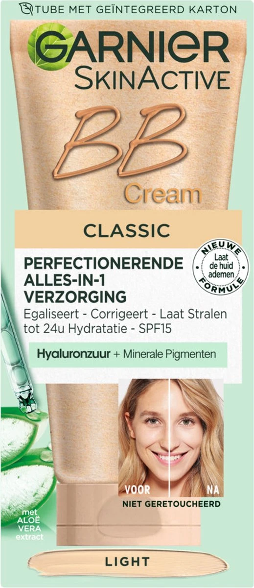 Garnier Face SkinActive - BB Cream Classic Light 5-in-1 Dagverzorging - 2x 50 Ml 9 Garnier Face SkinActive - BB Cream Classic Light 5-in-1 Dagverzorging - 2x 50 Ml - Afbeelding 7