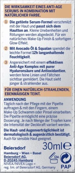 NIVEA 4005900938848 Foundationmake-up 30 Ml Druppelfles Vloeistof 03 19 NIVEA 4005900938848 Foundationmake-up 30 Ml Druppelfles Vloeistof 03 -Cosmetica Winkel 521x1200 2