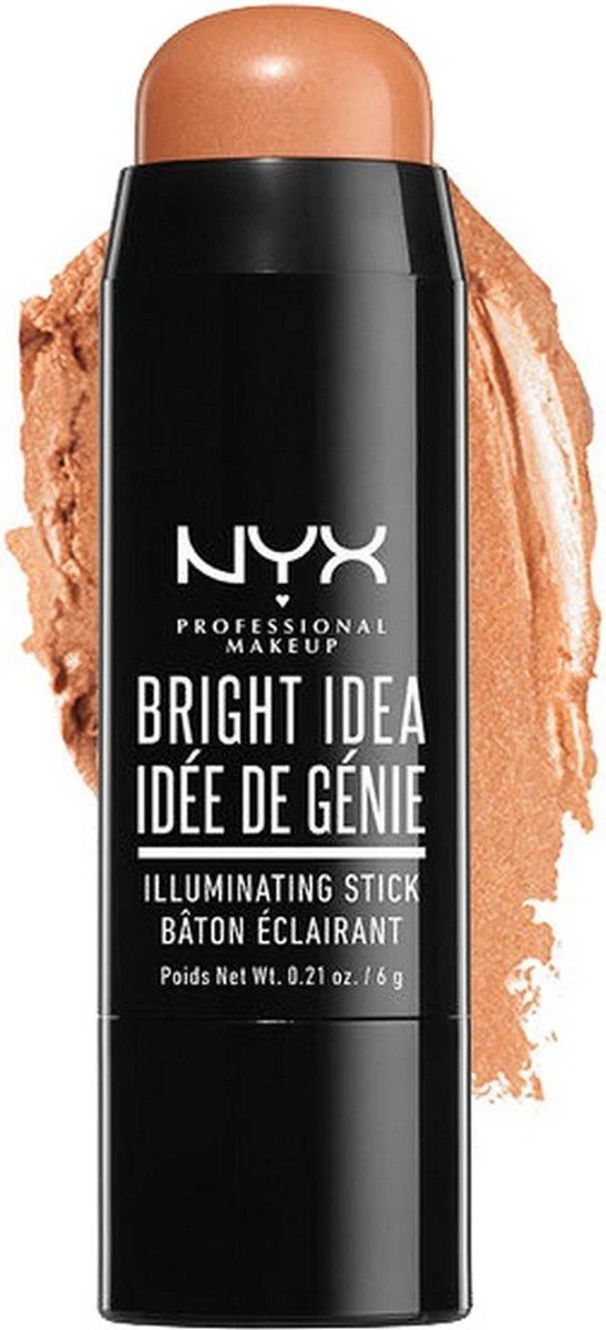 NYX PROFESSIONAL MAKEUP NYX Bright Idea Illuminating Highlighter Stick - Bermuda Bronzer 3 NYX PROFESSIONAL MAKEUP NYX Bright Idea Illuminating Highlighter Stick - Bermuda Bronzer