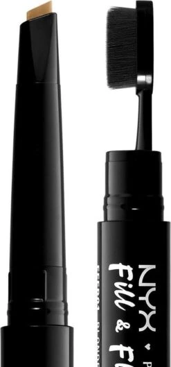 NYX Professional Makeup Fill & Fluff Eyebrow Pomade Pencil - FFEP01 Blonde - Wenkbrauwpotlood - 0,2 Gr -Cosmetica Winkel 560x1200 2