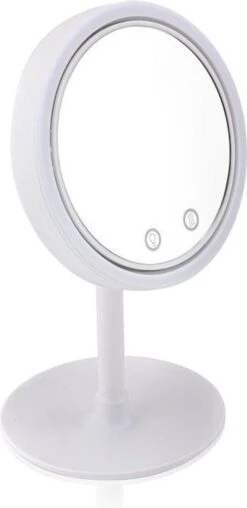 Merkloos Decopatent® Beauty Breeze Mirror - Make-Up Spiegel Met LED Verlichting & Ventilatie - 360° Draaibaar - Make Up 5x Vergrootspiegel -Cosmetica Winkel 583x1200 1