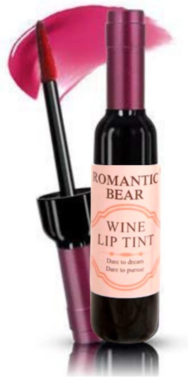 Romantic Bear® Lippenstift - Wijn - Wine - Wijnfles - Lipgloss - Lipstick - Make Up - Rose - Merlot Burgundy - Wine Lip Tint 3 Romantic Bear® Lippenstift - Wijn - Wine - Wijnfles - Lipgloss - Lipstick - Make Up - Rose - Merlot Burgundy - Wine Lip Tint