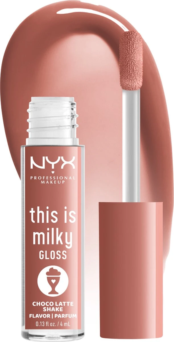 NYX Professional Makeup This Is Milky Gloss - TIMG19 Choco Latte Shake - Lipgloss - 4 Ml 4 NYX Professional Makeup This Is Milky Gloss - TIMG19 Choco Latte Shake - Lipgloss - 4 Ml - Afbeelding 2