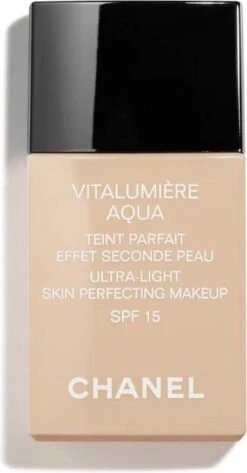 Chanel Vitalumiere Aqua Foundation - 30 Beige - SPF15 - 30 Ml -Cosmetica Winkel 626x1200 4