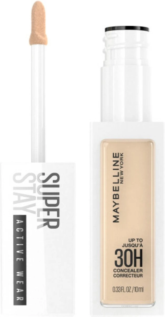 Maybelline SuperStay 30H Active Wear Concealer - 15 Light 4 Maybelline SuperStay 30H Active Wear Concealer - 15 Light - Afbeelding 2