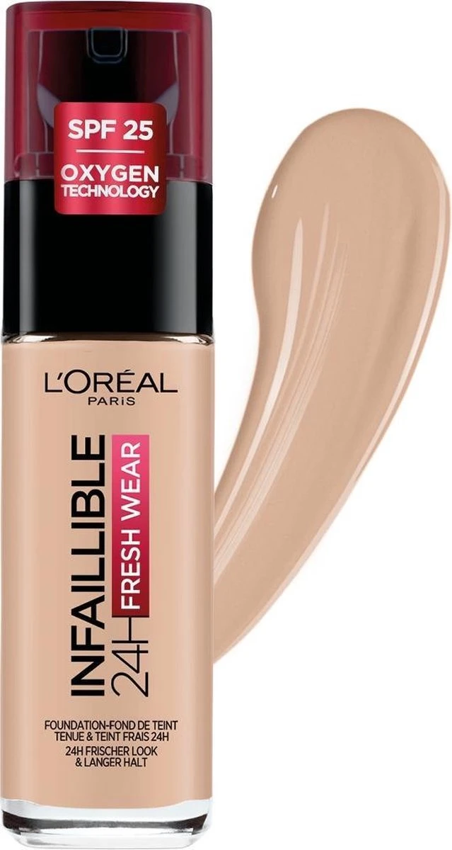 L'Oréal Infallible 24H Fresh Wear Foundation - 110 Rose Vanilla 4 L'Oréal Infallible 24H Fresh Wear Foundation - 110 Rose Vanilla - Afbeelding 2