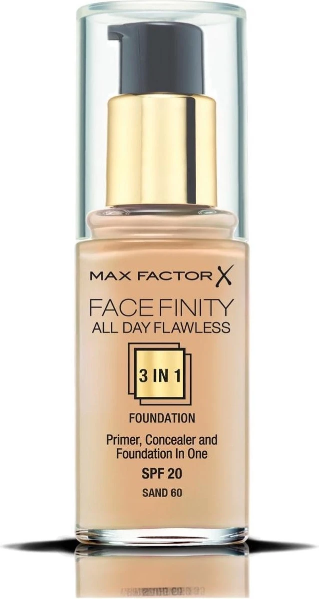 Max Factor All Day Flawless 3 In 1 Foundationmake-up Pompflacon Crème 30 Ml 4 Max Factor All Day Flawless 3 In 1 Foundationmake-up Pompflacon Crème 30 Ml - Afbeelding 2
