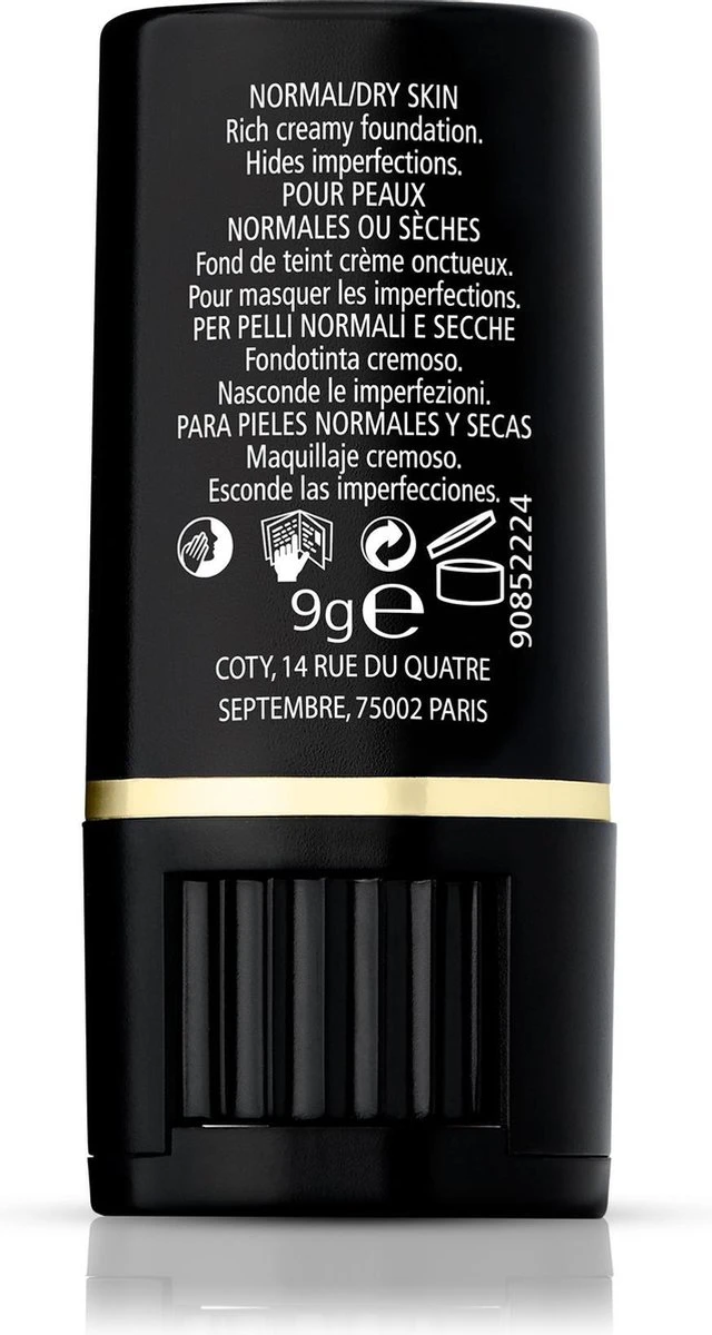 Max Factor Panstik 025 Fair Foundationmake-up Stick Crème 9 Max Factor Panstik 025 Fair Foundationmake-up Stick Crème - Afbeelding 7