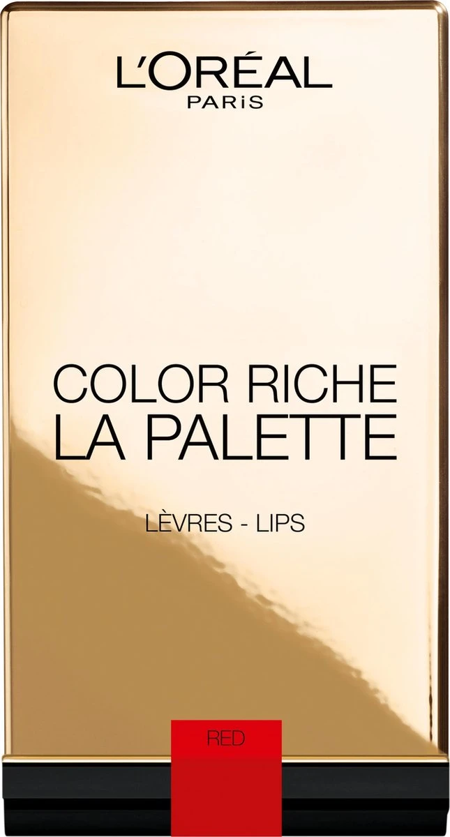 L’Oréal Paris Color Riche Lip Palette - 02 Rouge 4 L’Oréal Paris Color Riche Lip Palette - 02 Rouge - Afbeelding 2