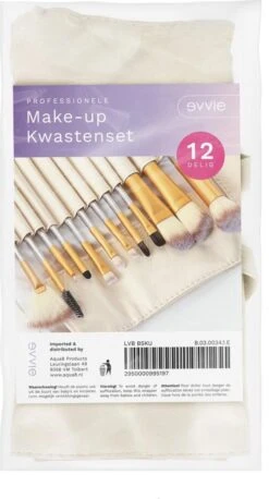 Professionele Make-up Kwastenset - 12 Delig - Beige-Goud 12 Professionele Make-up Kwastenset - 12 Delig - Beige-Goud -Cosmetica Winkel 647x1200 2