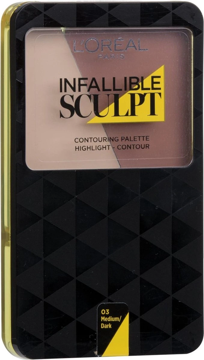 L'Oréal Paris Infallible - 300 Medium - Sculpt Palette 6 L'Oréal Paris Infallible - 300 Medium - Sculpt Palette - Afbeelding 4