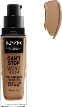 NYX Professional Makeup - Can't Stop Won't Stop Foundation - Caramel -Cosmetica Winkel 701x1200 4
