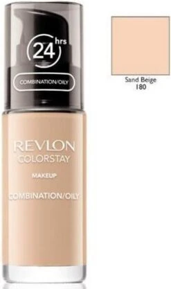 Revlon Colorstay Foundation With Pump - 180 Sand Beige (Oily Skin) 16 Revlon Colorstay Foundation With Pump - 180 Sand Beige (Oily Skin) -Cosmetica Winkel 710x1200 2
