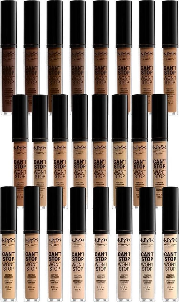 NYX Professional Makeup - Can't Stop Won't Stop Concealer - Medium Olive 7 NYX Professional Makeup - Can't Stop Won't Stop Concealer - Medium Olive - Afbeelding 5