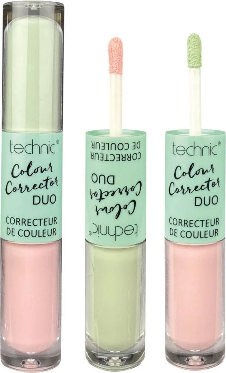 Technic Colour Corrector Duo - Green, Pink 4 Technic Colour Corrector Duo - Green, Pink - Afbeelding 2