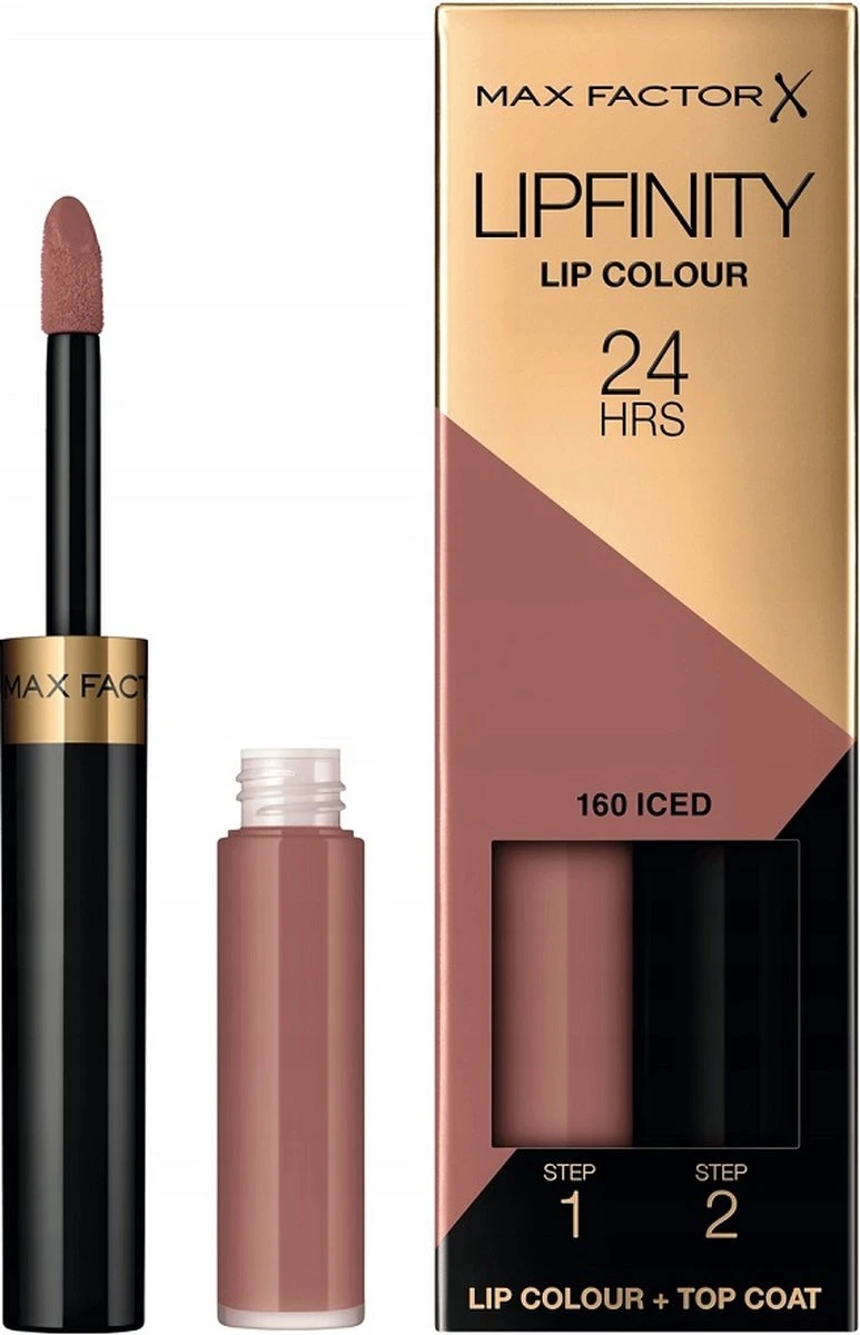Max Factor Lipfinity Lip Colour Lipstick - 160 Iced 11 Max Factor Lipfinity Lip Colour Lipstick - 160 Iced - Afbeelding 9