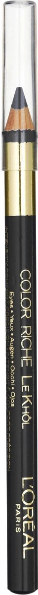 L'Oréal Paris Superliner Le Khôl Oogpotlood - 101 Midnight Black 4 L'Oréal Paris Superliner Le Khôl Oogpotlood - 101 Midnight Black - Afbeelding 2