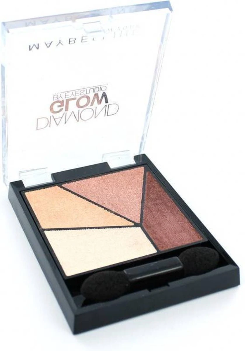 Maybelline Eyestudio Quads Diamond Glow Oogschaduw - 2 Coral Drama 3 Maybelline Eyestudio Quads Diamond Glow Oogschaduw - 2 Coral Drama