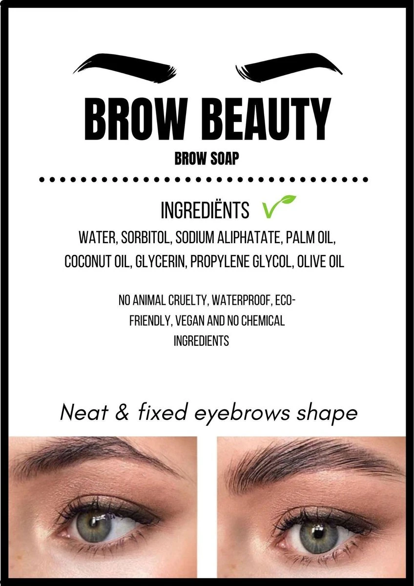 Brow Soap Wenkbrauwgel Brow Lamination Wenkbrauw Zeep Brow Lift - Brow Gel Soap Brow Make Up - Brow Beauty 7 Brow Soap Wenkbrauwgel Brow Lamination Wenkbrauw Zeep Brow Lift - Brow Gel Soap Brow Make Up - Brow Beauty - Afbeelding 5