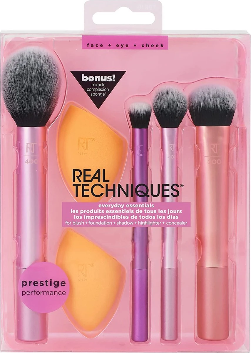 Real Techniques Everyday Essentials Plus Met Bonus Wonder Teint Spons 10 Real Techniques Everyday Essentials Plus Met Bonus Wonder Teint Spons - Afbeelding 8