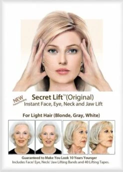Face Lift Tape - Licht Haar - Facelift Zonder Chirurgie - Instant Eyes, Face And Neck Lift - Blond/wit/licht Haar - 40 Stuks - Transparent 11 Face Lift Tape - Licht Haar - Facelift Zonder Chirurgie - Instant Eyes, Face And Neck Lift - Blond/wit/licht Haar - 40 Stuks - Transparent -Cosmetica Winkel 858x1200 2