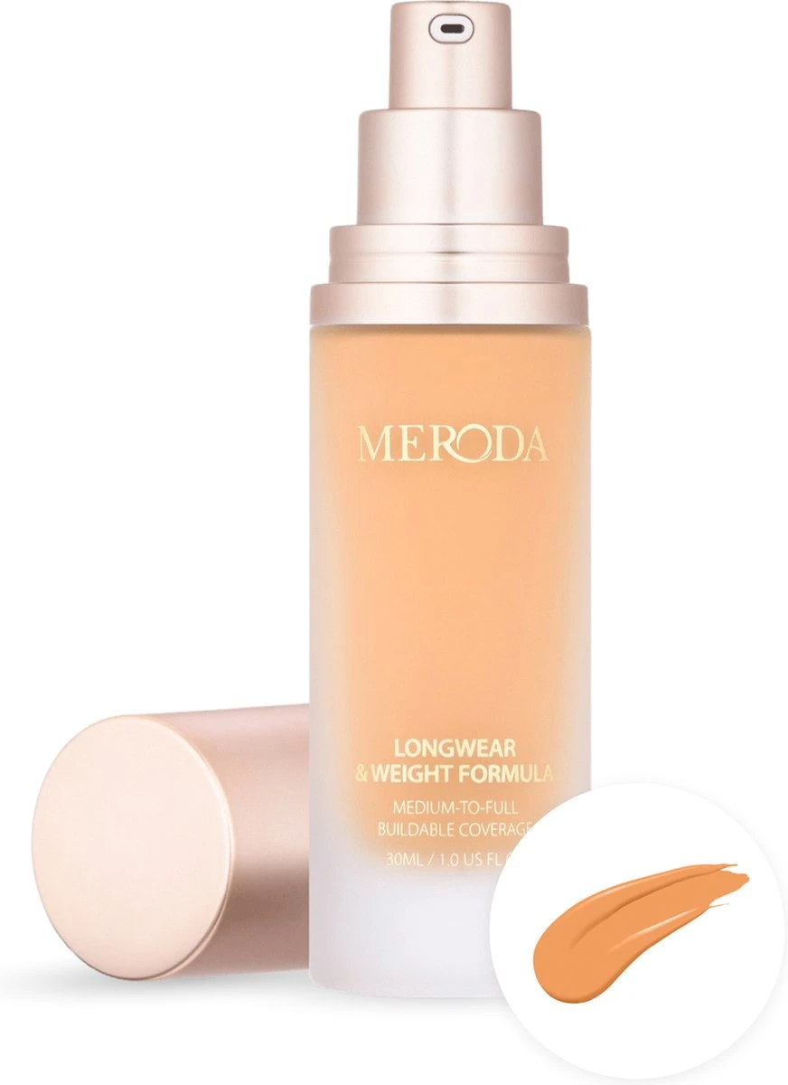 Meroda Universal Foundation - 9C | Lichtbeige Met Een Gouden Perzikkleurige Ondertoon Licht Tot Medium Beige Met Een Goude Ondertoon - 30ml 3 Meroda Universal Foundation - 9C | Lichtbeige Met Een Gouden Perzikkleurige Ondertoon Licht Tot Medium Beige Met Een Goude Ondertoon - 30ml
