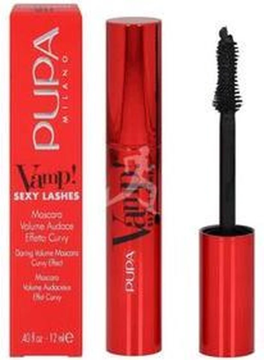 PUPA Milano Vamp! Mascara Sexy Lashes - 011 Sexy Black 14 PUPA Milano Vamp! Mascara Sexy Lashes - 011 Sexy Black - Afbeelding 12