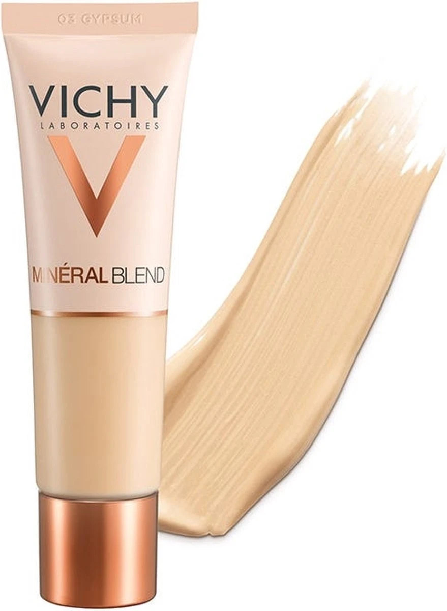 Vichy Minéralblend Foundation - 03 Gymsum - 30 Ml 5 Vichy Minéralblend Foundation - 03 Gymsum - 30 Ml - Afbeelding 3