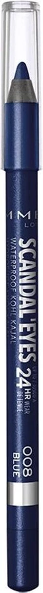 Rimmel London Rimmel ScandalEyes Kohl Kajal Waterproof Oogpotlood - 008 Blue 6 Rimmel London Rimmel ScandalEyes Kohl Kajal Waterproof Oogpotlood - 008 Blue - Afbeelding 4
