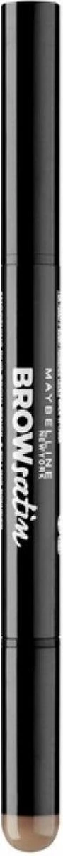 Maybelline Brow Satin Duo - 02 Medium Brown - Bruin - Wenkbrauwpotlood En Poeder
