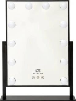 United Entertainment - Hollywood Spiegel Met 12 LEDs - 36x47,5 Cm - Zwart 18 United Entertainment - Hollywood Spiegel Met 12 LEDs - 36x47,5 Cm - Zwart -Cosmetica Winkel 902x1200 8