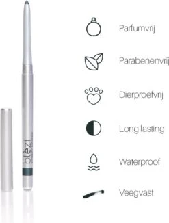 Blèzi® Automatic Eye Pencil 25 Emerald Blue - Oogpotlood Waterproof - Groen Blauw 12 Blèzi® Automatic Eye Pencil 25 Emerald Blue - Oogpotlood Waterproof - Groen Blauw -Cosmetica Winkel 910x1200