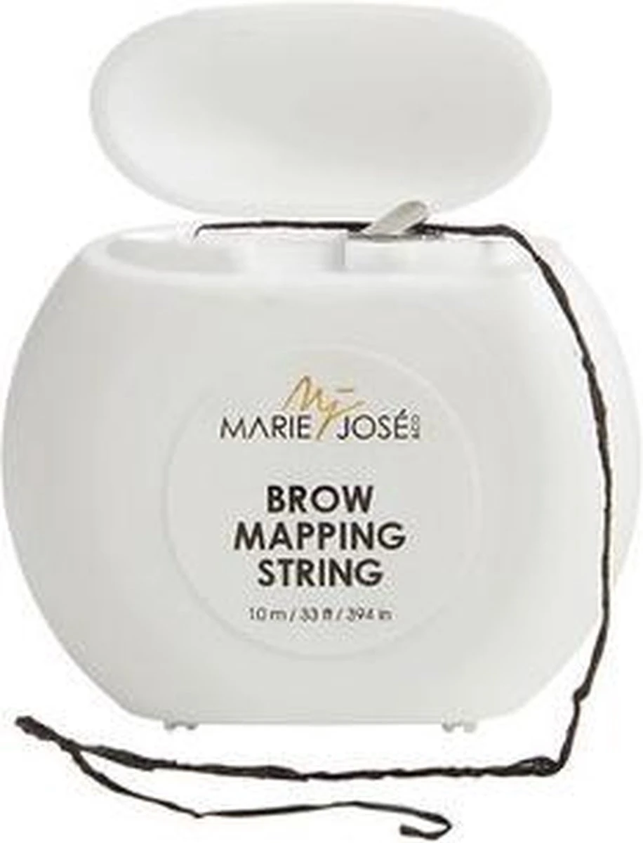 Marie-José & Co - Brow Mapping String - Voor Henna Brows & Microblading - Kleur Draad: Zwart - 1 X 10 M - 50 Toepassingen 3 Marie-José & Co - Brow Mapping String - Voor Henna Brows & Microblading - Kleur Draad: Zwart - 1 X 10 M - 50 Toepassingen