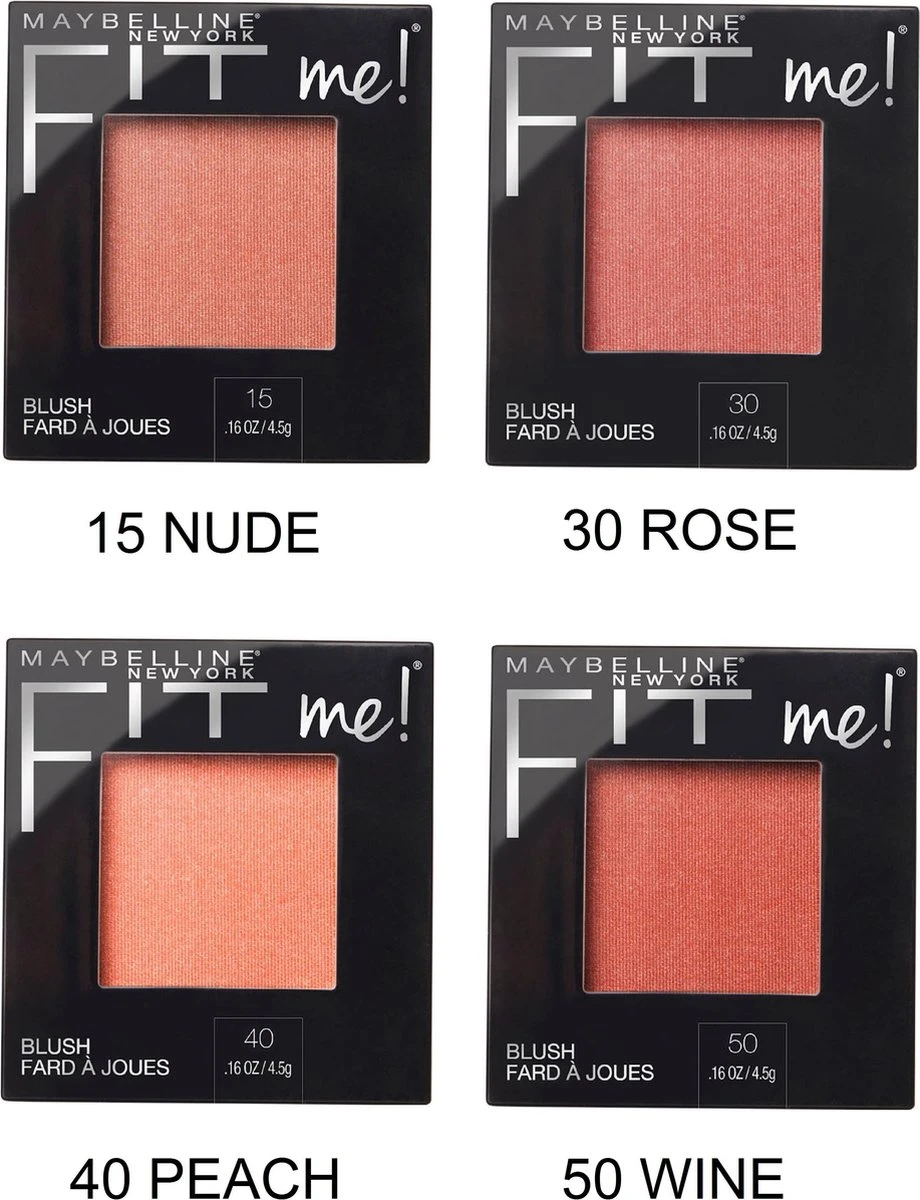 Maybelline Fit Me Blush - 40 Peach - Oranje - Natuurlijk Ogende Rouge 12 Maybelline Fit Me Blush - 40 Peach - Oranje - Natuurlijk Ogende Rouge - Afbeelding 10