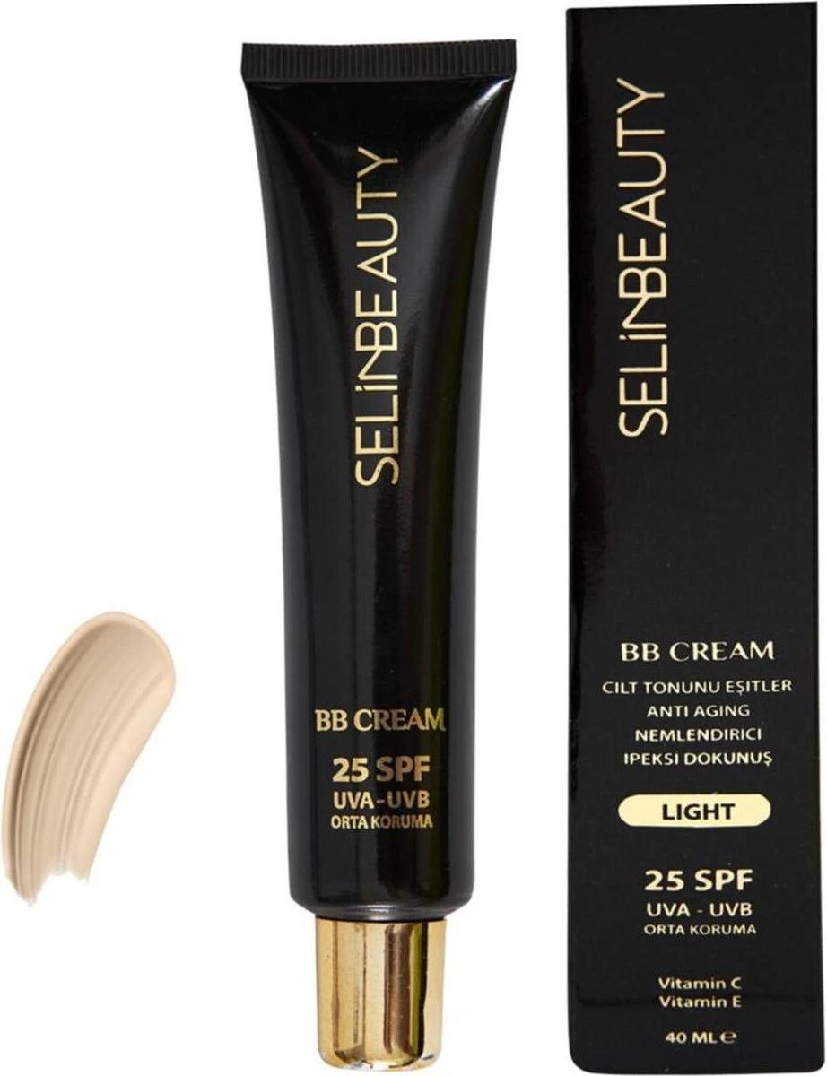 Selin Beauty BB Cream Light SPF 25, Hydrateert, Egaliseert En Corrigeert, Vermindert Roodheid, Geeft Een Gelijkmatige Teint, Geeft Je Huid Direct Een Boost. 4 Selin Beauty BB Cream Light SPF 25, Hydrateert, Egaliseert En Corrigeert, Vermindert Roodheid, Geeft Een Gelijkmatige Teint, Geeft Je Huid Direct Een Boost. - Afbeelding 2