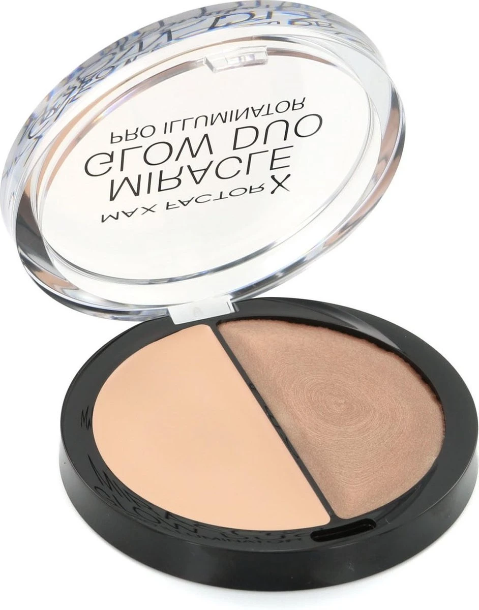 Max Factor Miracle Glow Duo Highlighter - 20 Medium 3 Max Factor Miracle Glow Duo Highlighter - 20 Medium