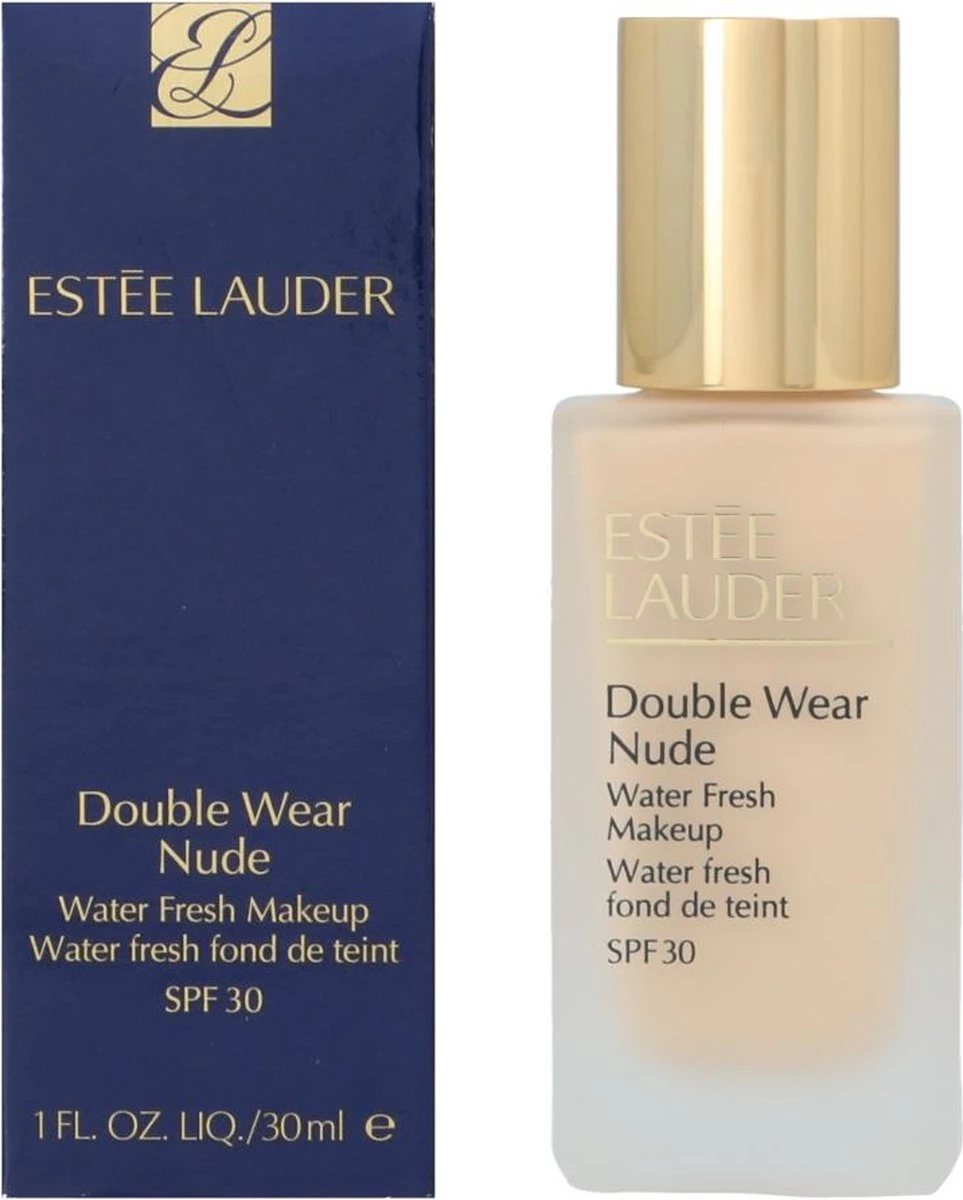 Estee Lauder - Double Wear Nude Water Fresh Makeup Spf30 Lightweight Foundation 1W1 Bone 30Ml 12 Estee Lauder - Double Wear Nude Water Fresh Makeup Spf30 Lightweight Foundation 1W1 Bone 30Ml - Afbeelding 10