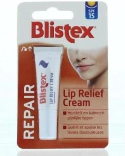 Blistex Lip Relief Cream - 6 Ml - Lippenbalsam -Cosmetica Winkel 966x1200