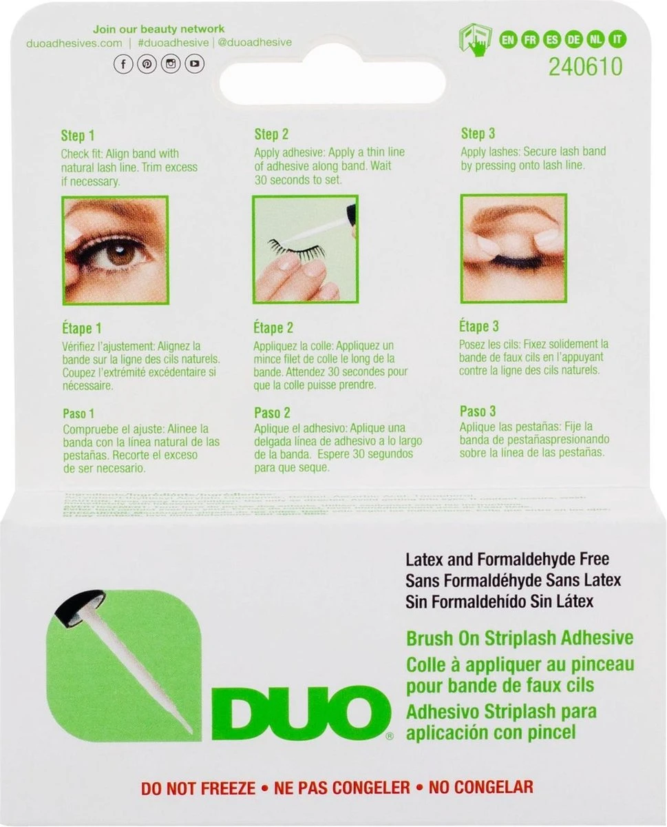 DUO Brush-on Adhesive - Wimperlijm - Clear 5 DUO Brush-on Adhesive - Wimperlijm - Clear - Afbeelding 3