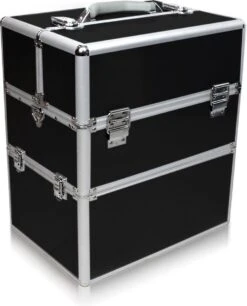 Cosmetica Of Nagel Koffer XL Zwart Glad