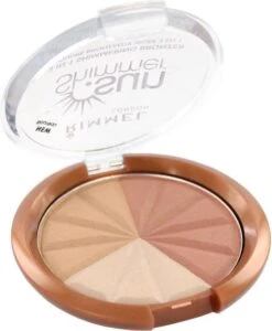 Rimmel London Rimmel - SunShimmer 3 In 1 Shimmering Bronzer Lustrous Powder 9.9 G 1 Gold Princess -
